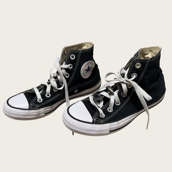 Chuck Taylor All Star Canvas - Black - Size W6.5/M5.5 - Gently Used, Good Condt - Picture 1 of 5